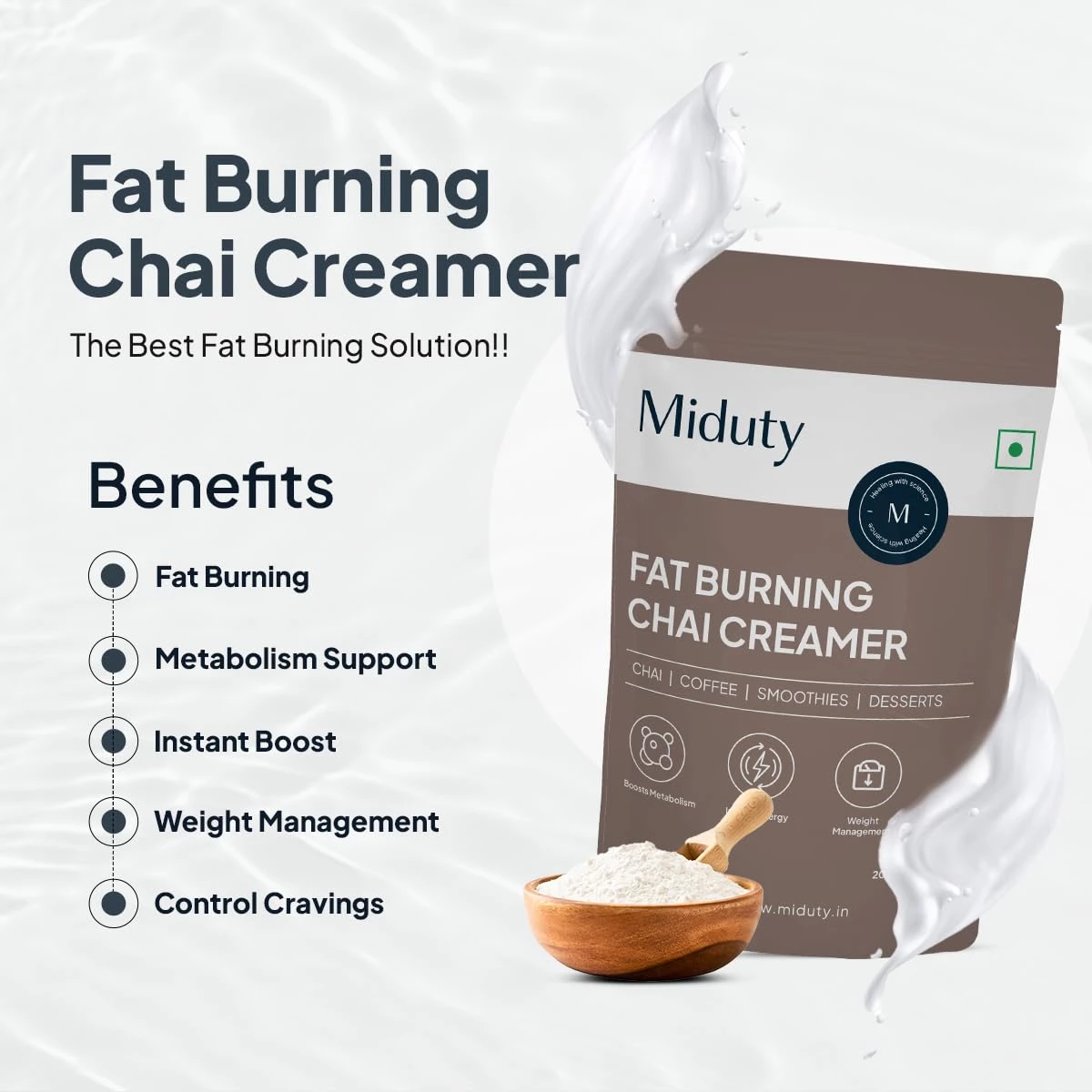 Miduty Fat Burning Chai Creamer - Image 3