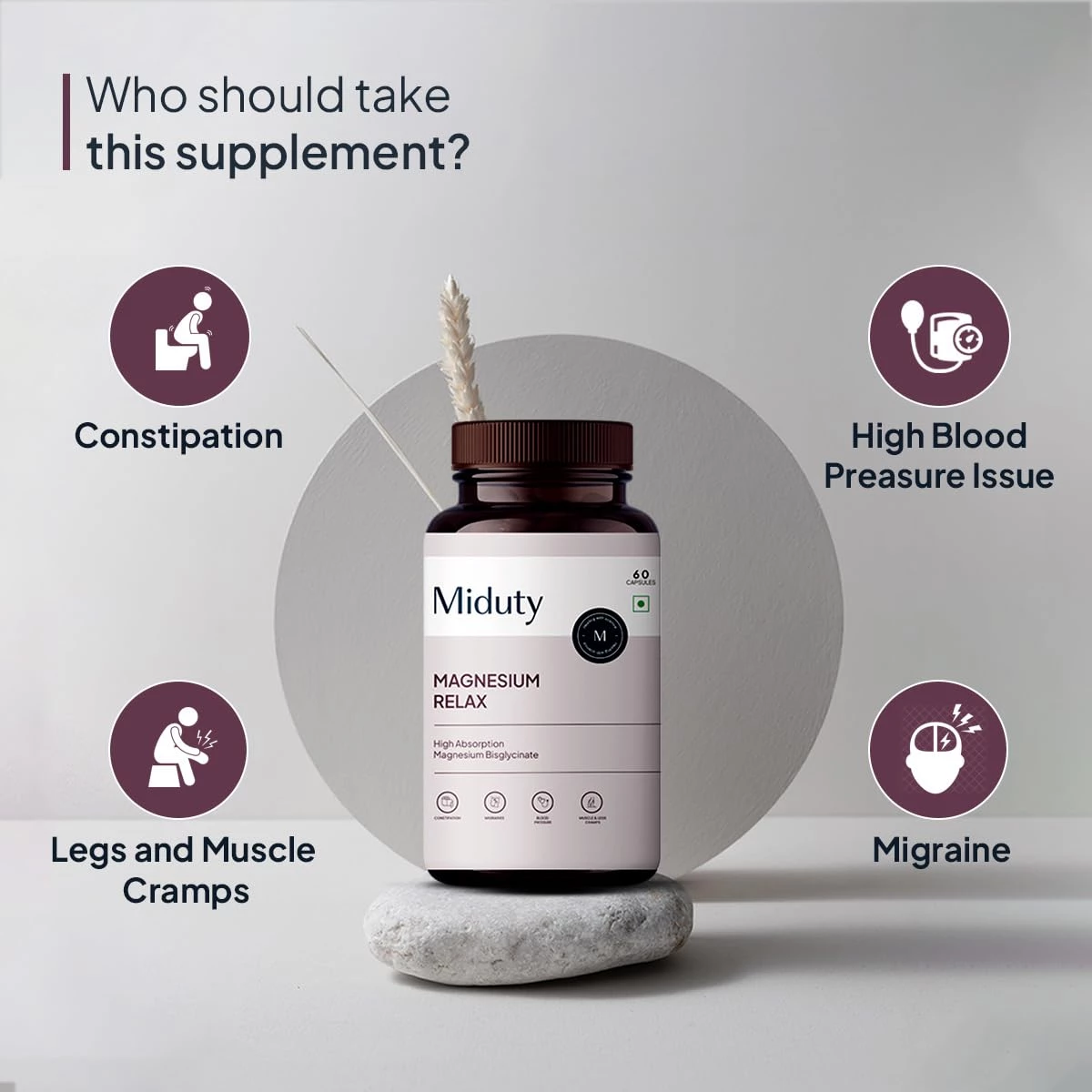 Miduty Magnesium Relax Supplement Capsule - Image 4