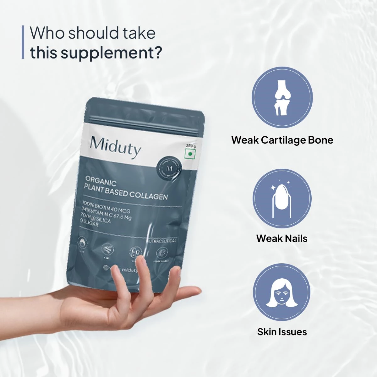 Miduty Organic  Plant Based Collagen Powder - Image 3