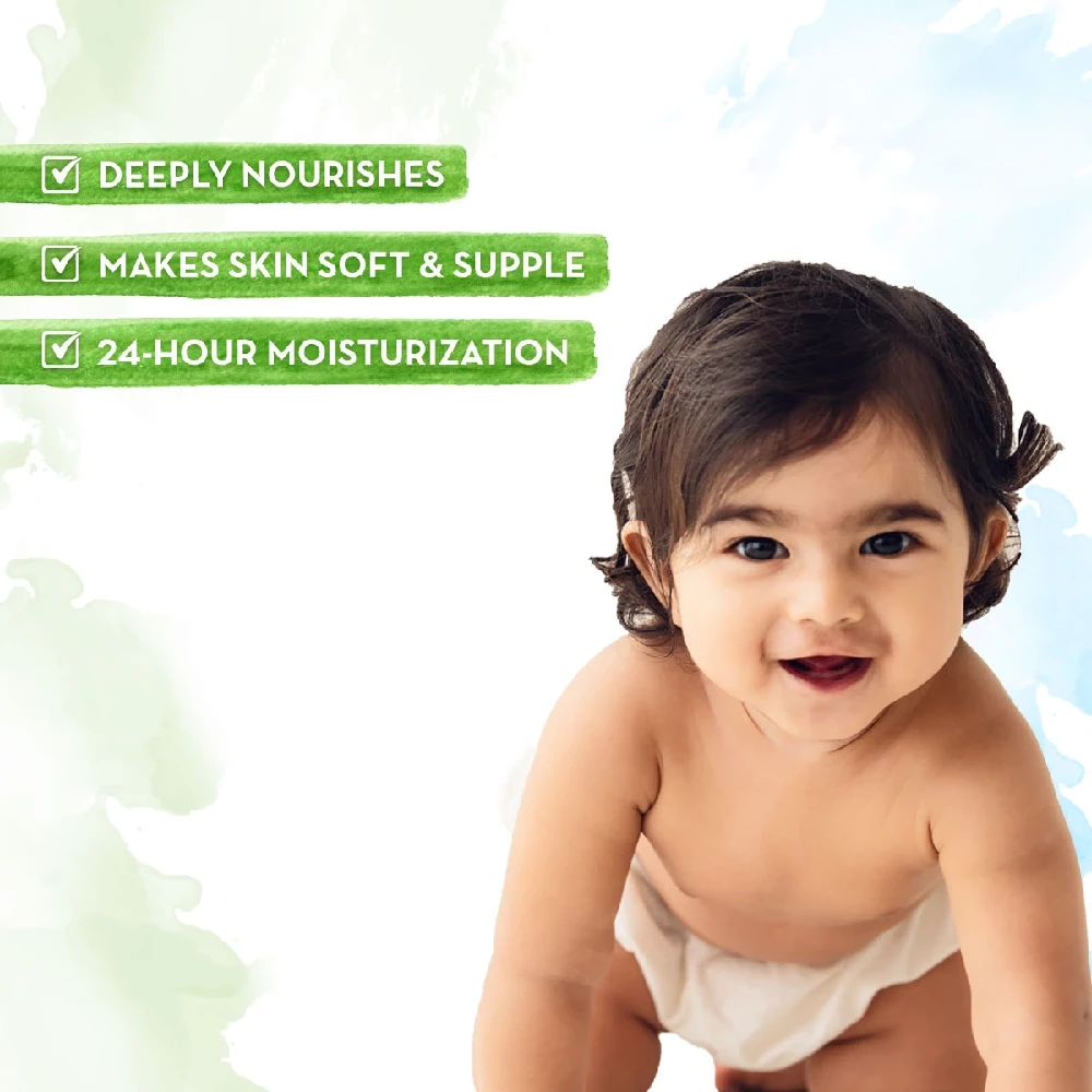 Milky Soft Body Lotion for Babies with Oats, Milk and Calendula - Image 3