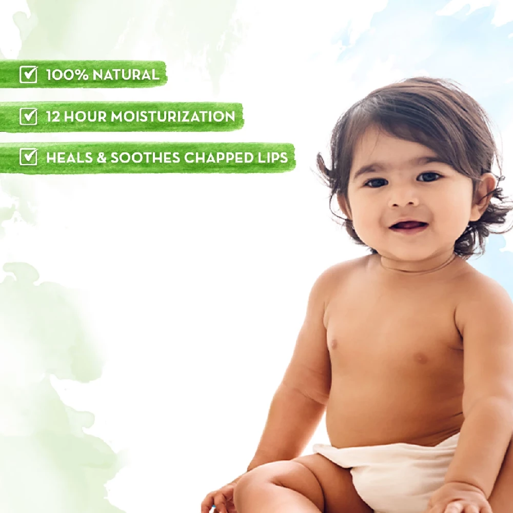 Milky Soft Natural Lip Balm for Babies with Oats, Milk & Calendula - Image 2