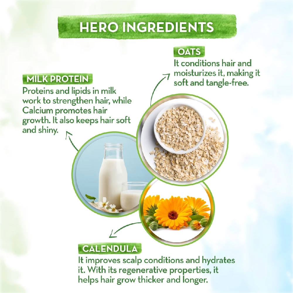 Milky Soft Shampoo with Oats, Milk and Calendula for Babies - Image 3