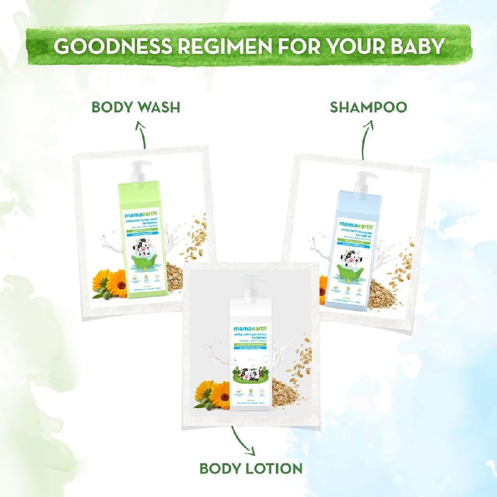 Milky Soft Shampoo with Oats, Milk and Calendula for Babies - Image 5