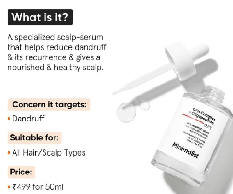 Minimalist Anti-Dandruff Hair Serum for Scalp - Image 2