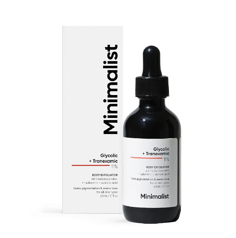 Minimalist 11% Glycolic acid & Tranexamic acid Minimalist 11% Glycolic acid & Tranexamic acid-Pack Size-60 ml