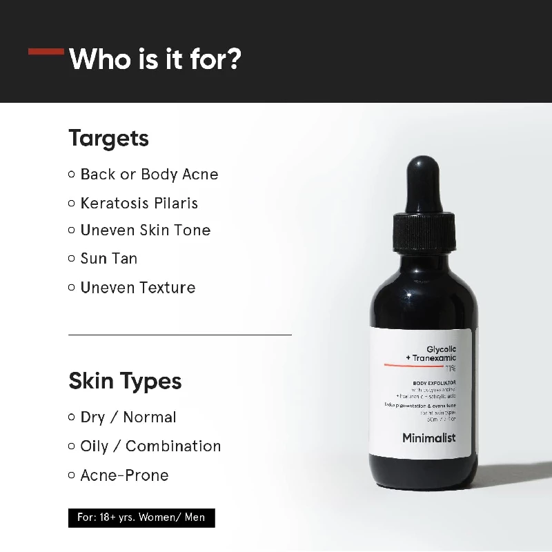 Minimalist 11% Glycolic acid & Tranexamic acid - Image 3