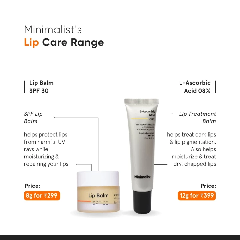 Minimalist 8% L-Ascorbic Acid Lip Treatment Balm - Image 6