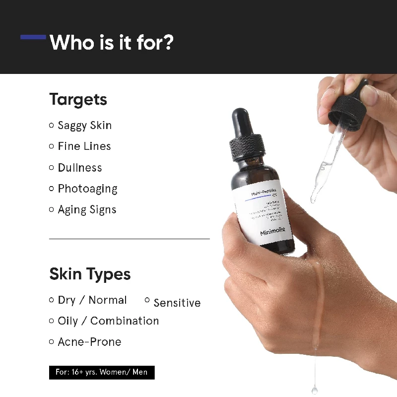 Minimalist Multi Peptide Night Face Serum - Image 2