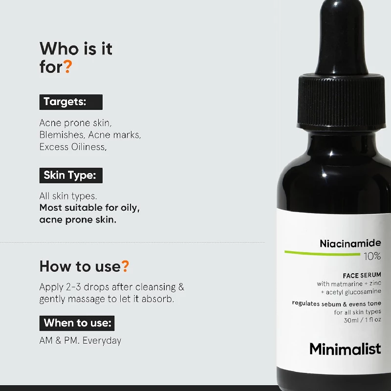 Minimalist 10% Niacinamide Face Serum - Image 2