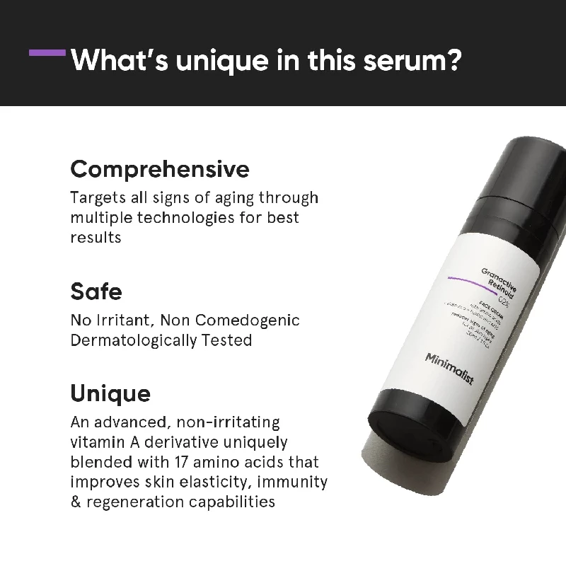 Minimalist 2% Retinoid Anti Ageing Night Cream - Image 3