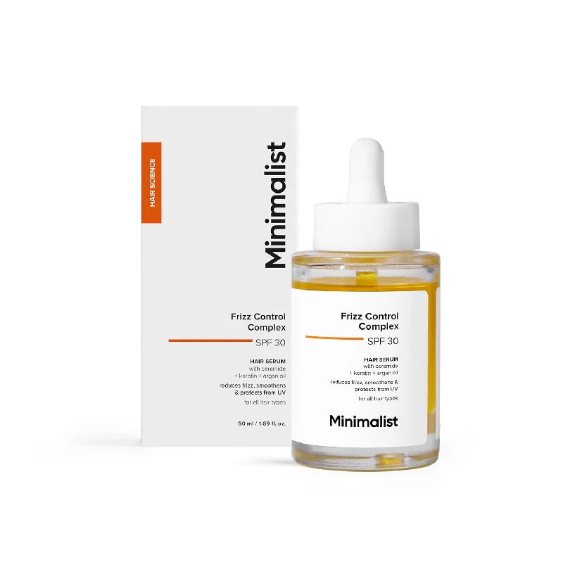 Minimalist SPF 30 Hair Serum For Frizzy Hair