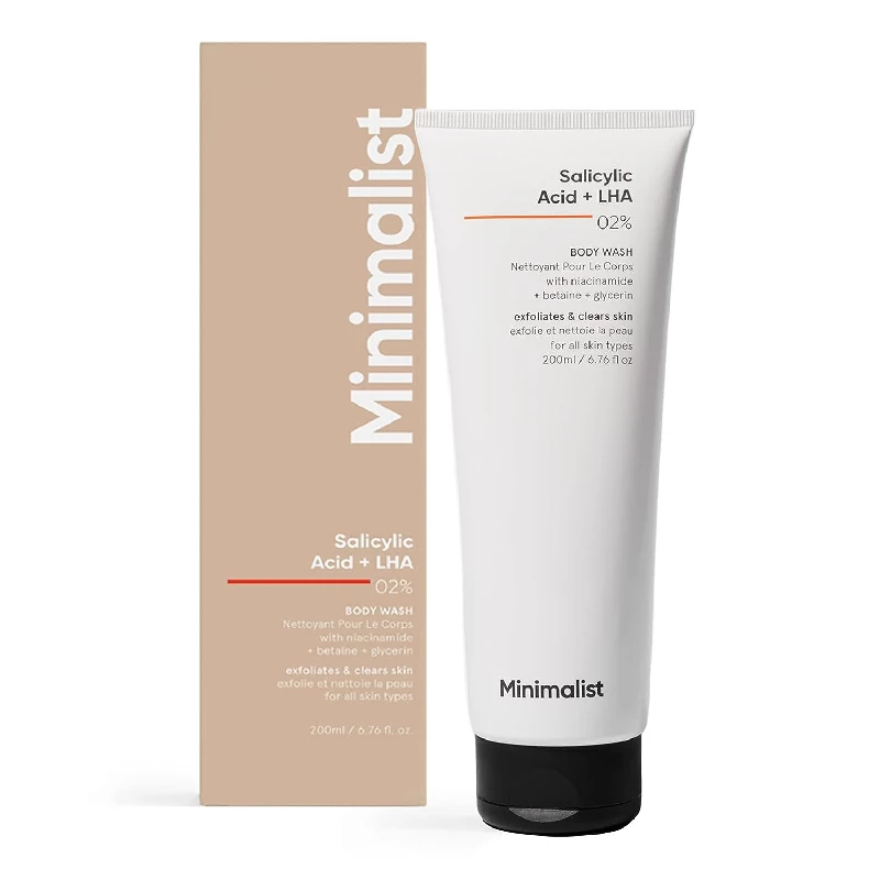 Minimalist 2% Salicylic Acid -LHA Body Wash Minimalist 2% Salicylic Acid -LHA Body Wash-Pack Size-200 ml