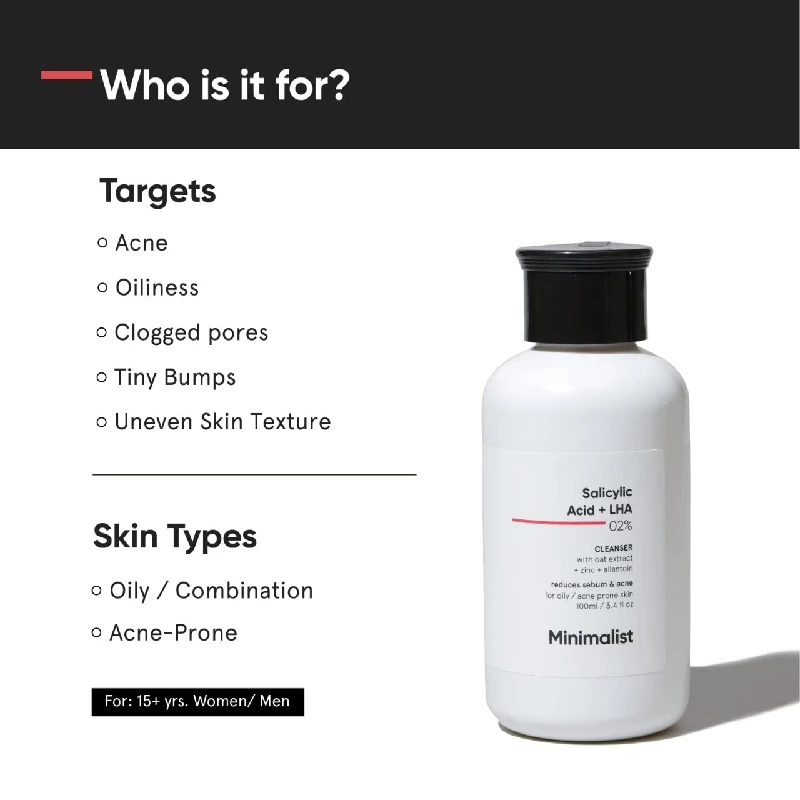 Minimalist Salicylic Acid Face Wash - Image 2