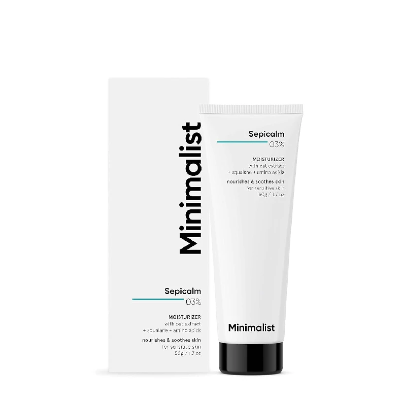 Minimalist 3% Sepicalm With Oats Face Moisturizer Cream Minimalist 3% Sepicalm With Oats Face Moisturizer Cream-Pack Size-50 g
