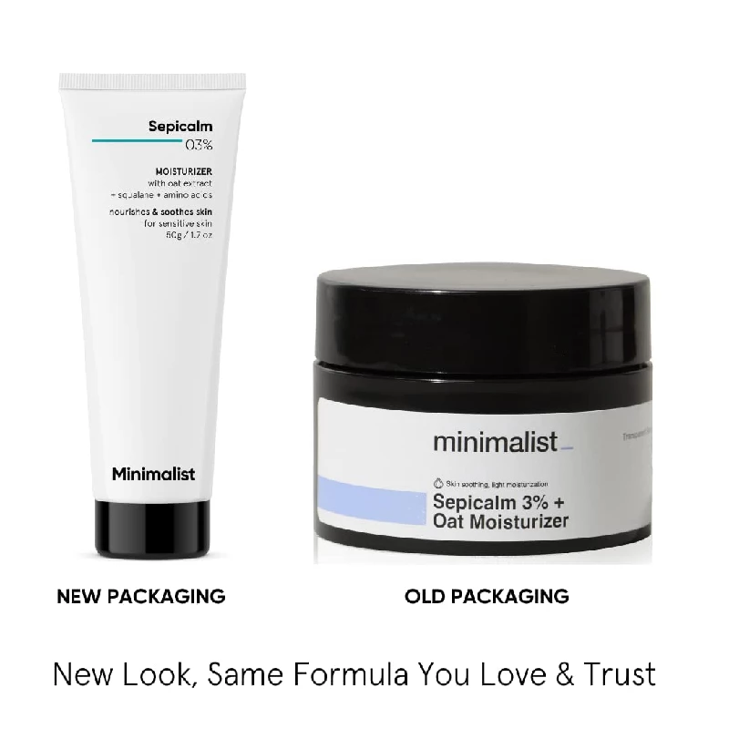 Minimalist 3% Sepicalm With Oats Face Moisturizer Cream - Image 4