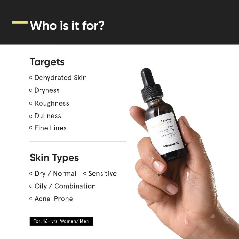 Minimalist Squalane Super-Lightweight Face Oil - Image 2