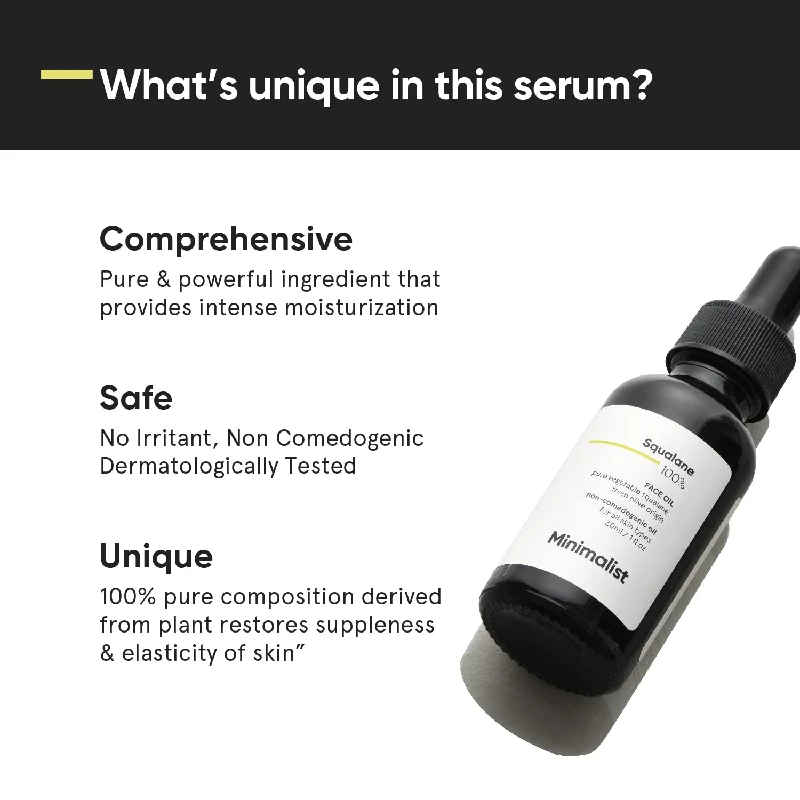 Minimalist Squalane Super-Lightweight Face Oil - Image 3