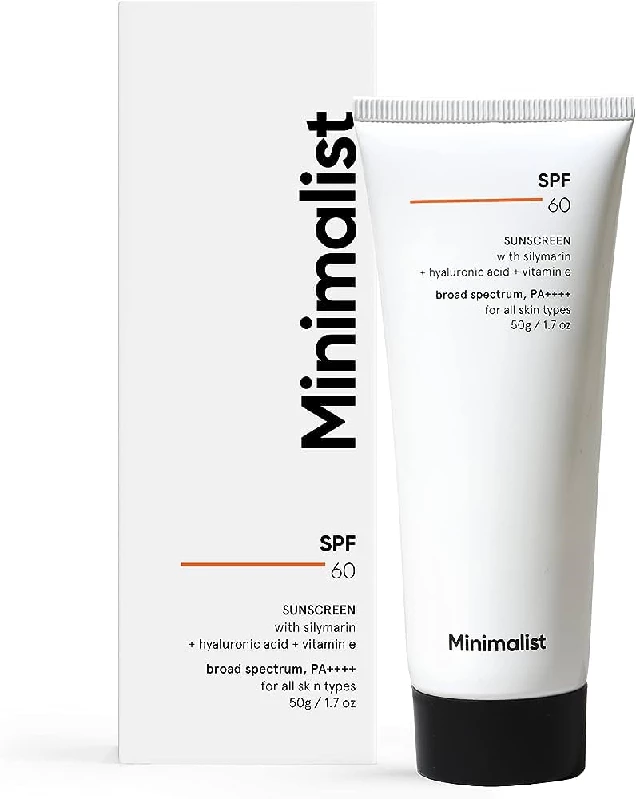 Minimalist Sunscreen SPF 60 Pregnancy Safe Minimalist Sunscreen SPF 60 Pregnancy Safe-Pack Size-50 g