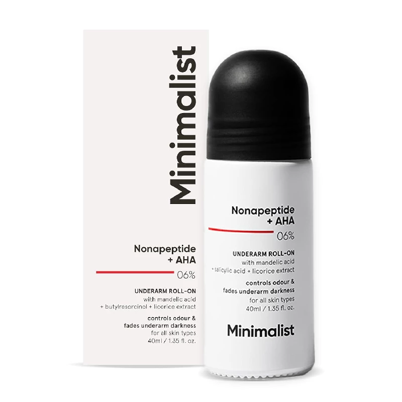 Minimalist Underarm Roll On Deodorant with Nonapeptide Minimalist Underarm Roll On Deodorant with Nonapeptide-Pack Size-40 ml