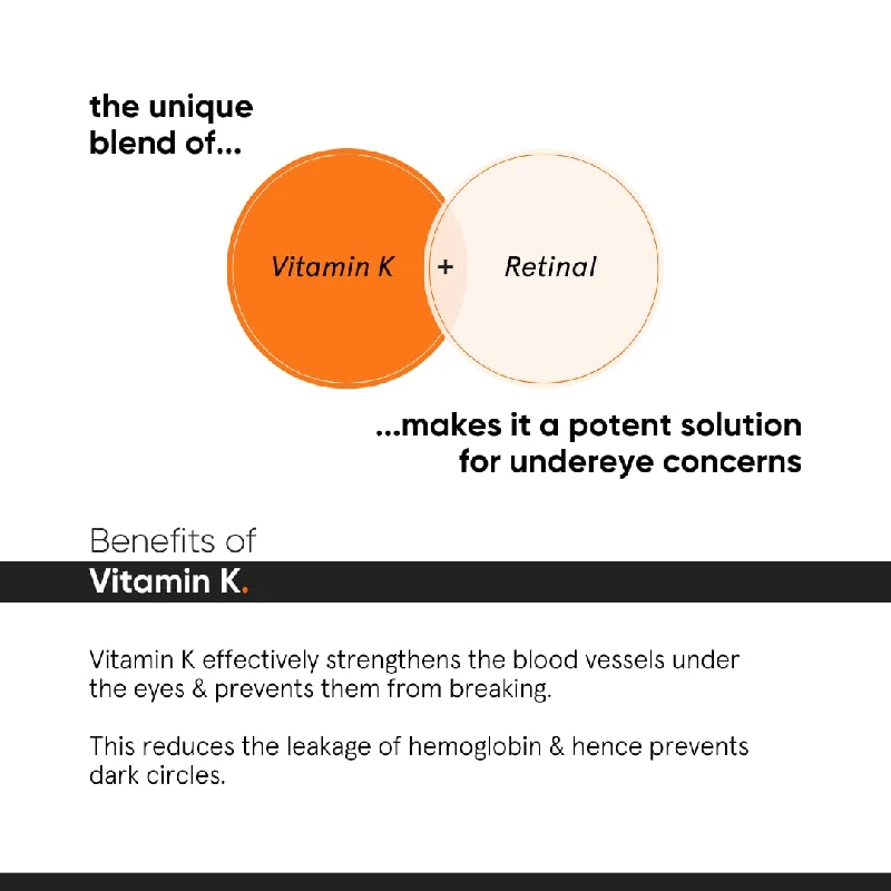 Minimalist Vitamin K- Retinal 01% Under Eye Cream - Image 2