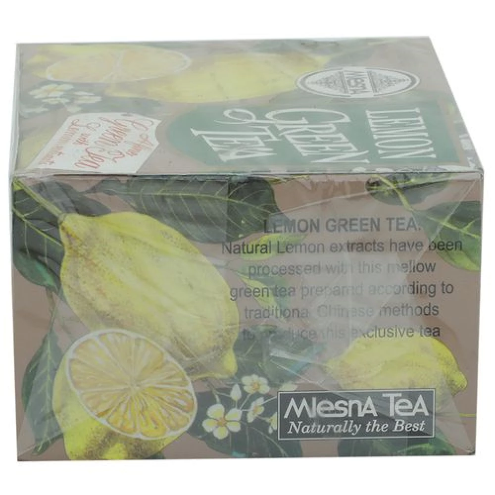 Mlesna Flavored Green Tea Bags - Lemon - Image 3