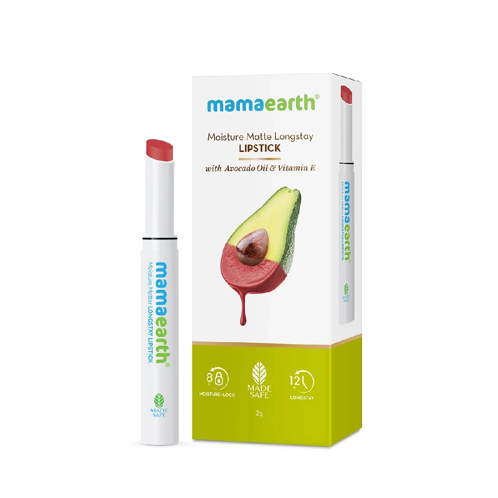 Moisture Matte Long Stay Lipstick - Raspberry Scarlet - Image 6