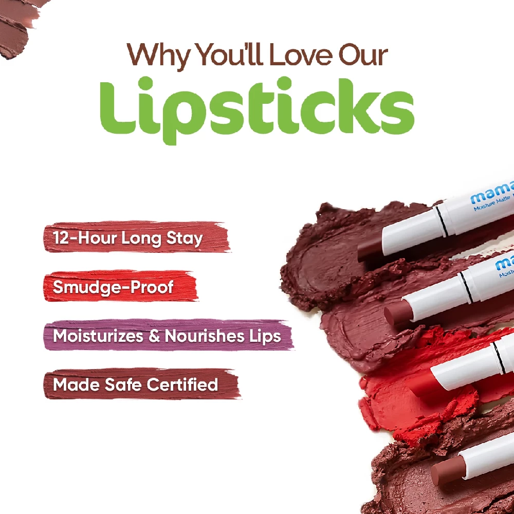 Moisture Matte Longstay Lipstick - Cherry Punch - Image 4