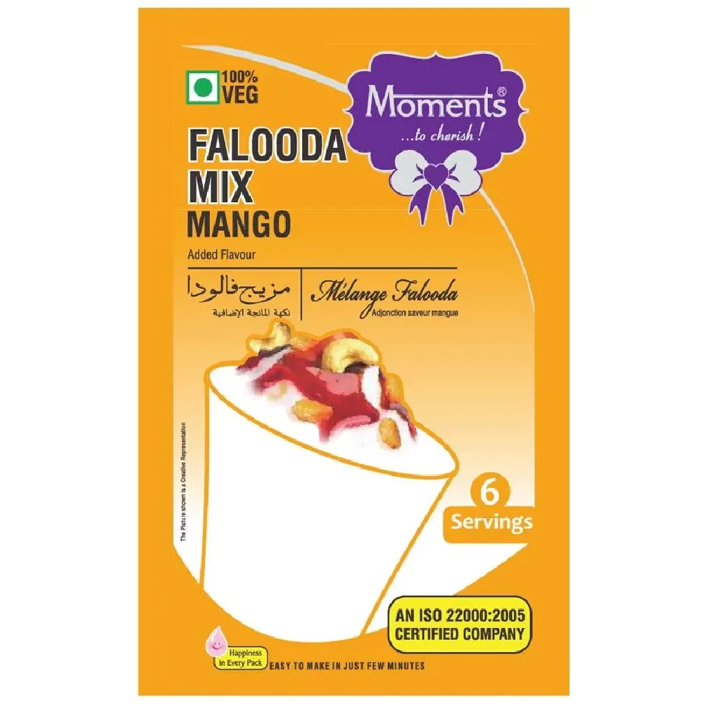Moments Falooda Mix - Mango Moments Falooda Mix - Mango--200 g Pouch