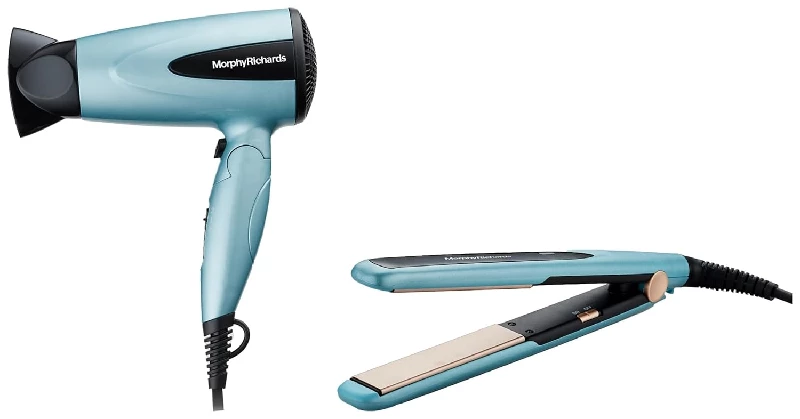 Morphy Richards Hs1000 Hair Straightener & Idazzle Hd121Dc 1200W Hair Dryer Morphy Richards Hs1000 Hair Straightener & Idazzle Hd121Dc 1200W Hair Dryer-Pack Size-Combo of 2
