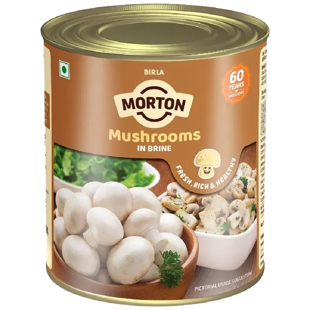 Morton Mushroom - In Brine Morton Mushroom - In Brine--800 g Tin