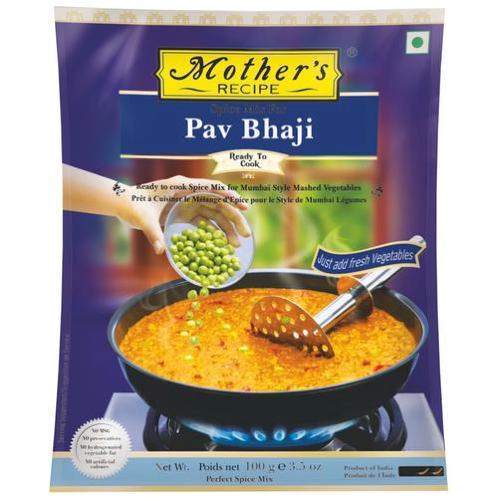 Mother's Recipe  Mothers Recipe Pav Bhaji Mix Mother's Recipe  Mothers Recipe Pav Bhaji Mix--100 g Pouch