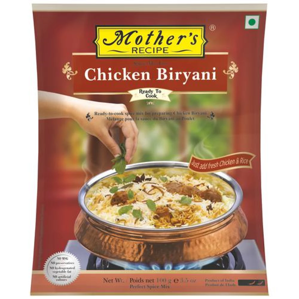Mother's Recipe Mothers Recipe Mix Chicken Biryani 100 G Pouch