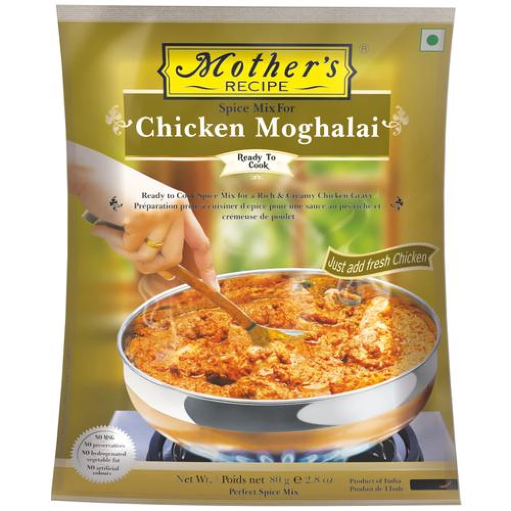 Mother's Recipe  Mothers Recipe mix-chicken-moghalai 80 g Pouch Mother's Recipe  Mothers Recipe mix-chicken-moghalai 80 g Pouch--80 g Pouch
