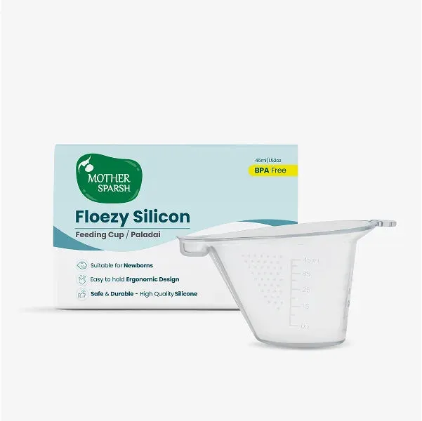 Mother Sparsh Floezy Silicon Feeding Cup Mother Sparsh Floezy Silicon Feeding Cup-Pack Size-45 ml
