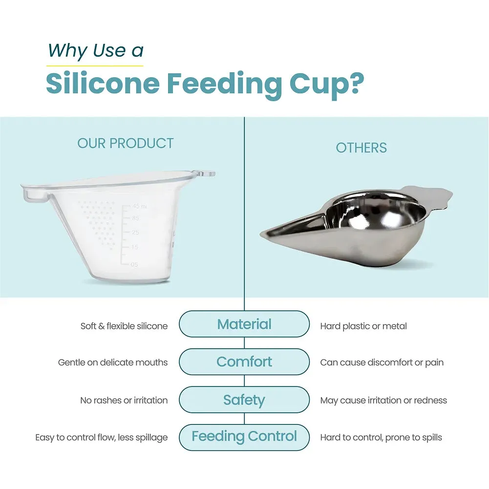 Mother Sparsh Floezy Silicon Feeding Cup - Image 4