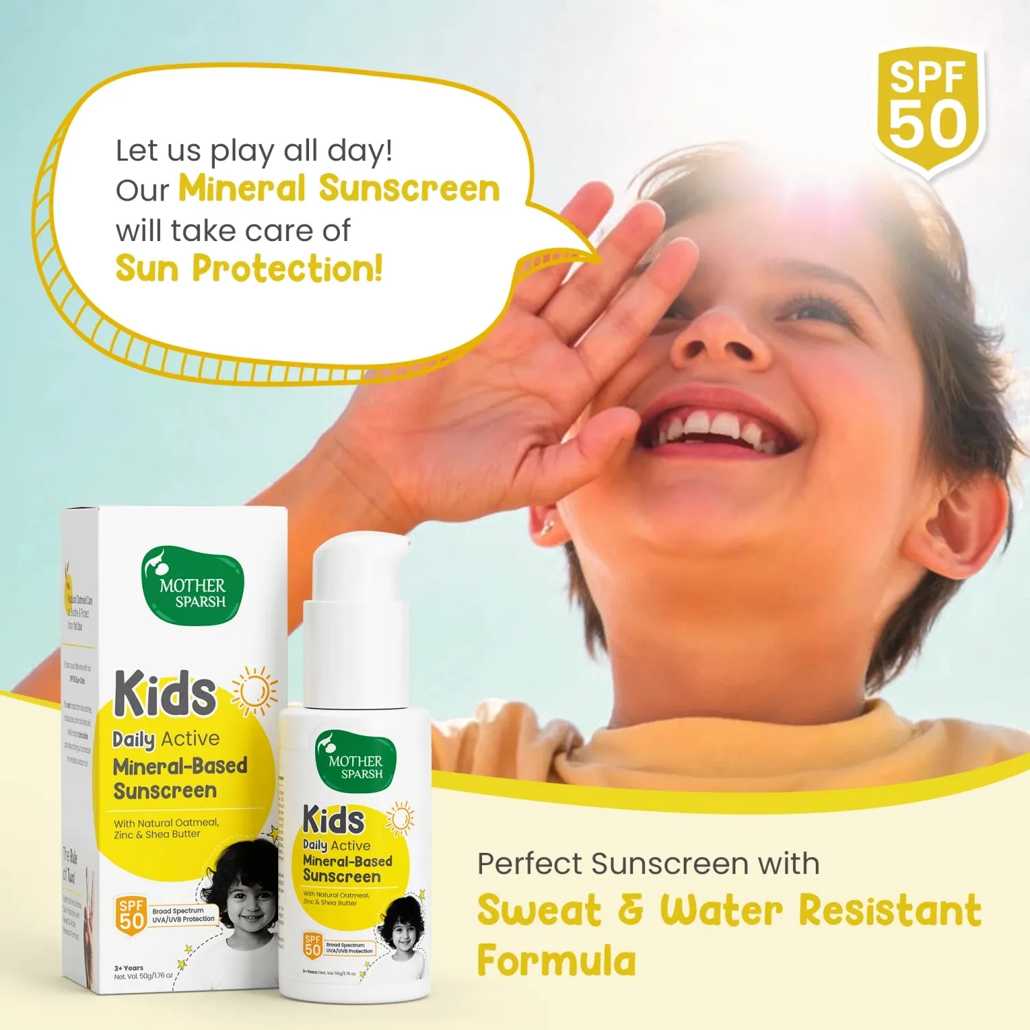 Mother Sparsh Kids Daily Active Mineral-Based Sunscreen - Image 5