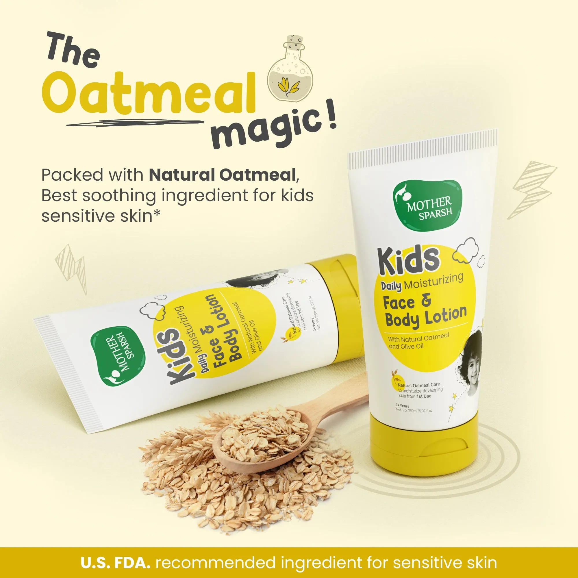 Mother Sparsh Kids Daily Moisturizing Face & Body Lotion - Image 4