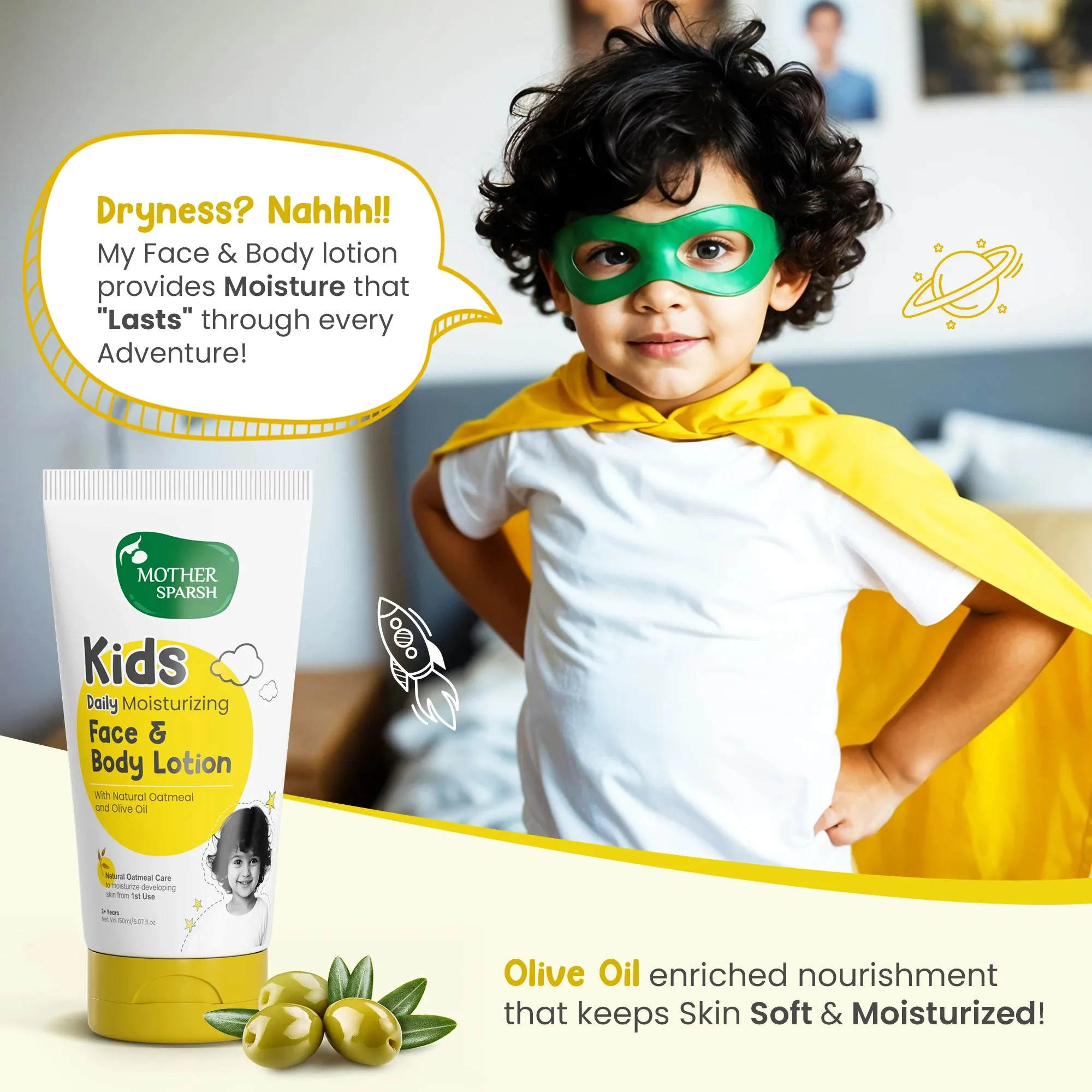 Mother Sparsh Kids Daily Moisturizing Face & Body Lotion - Image 5