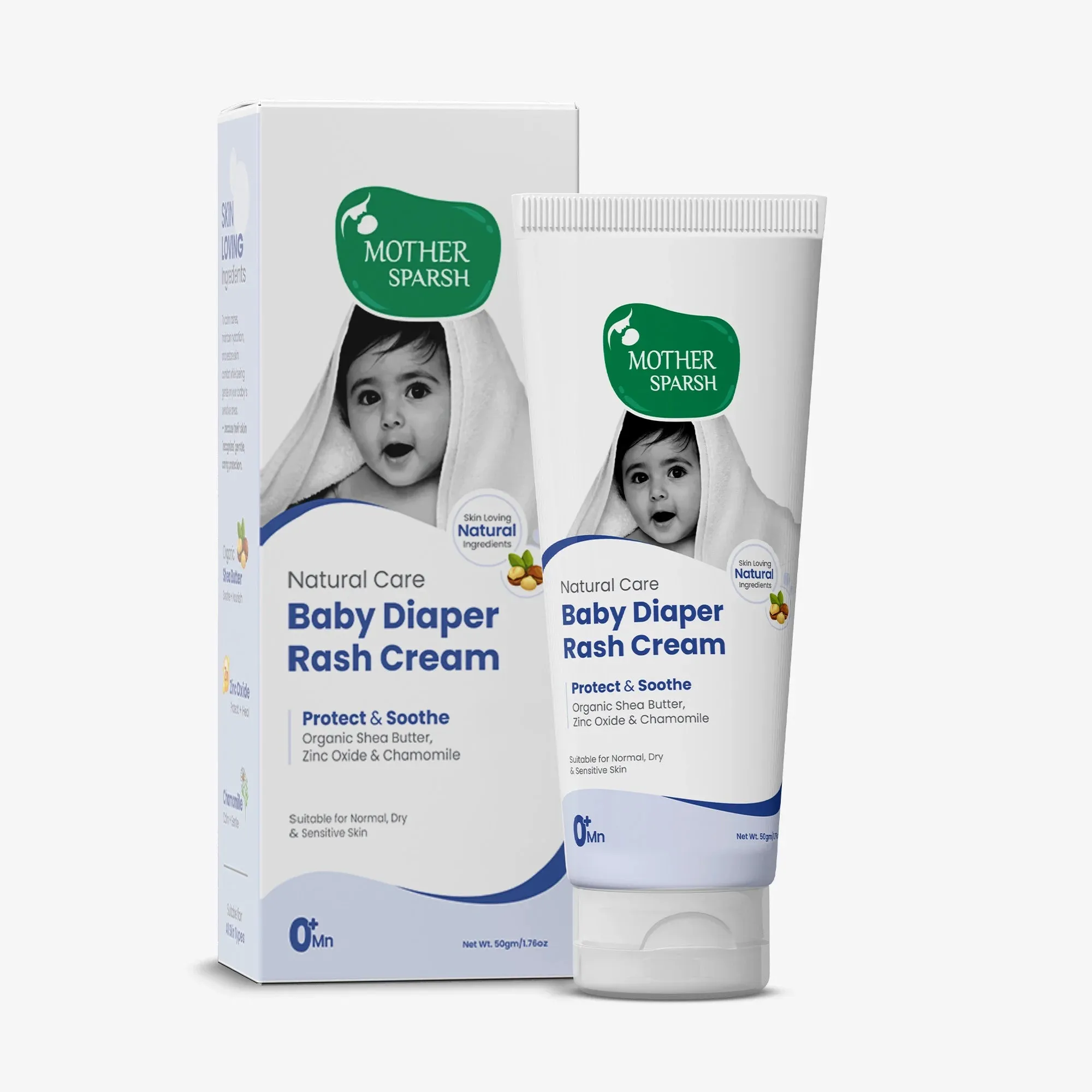 Mother Sparsh Natural Care Diaper Rash Cream Mother Sparsh Natural Care Diaper Rash Cream-Pack Size-50 g