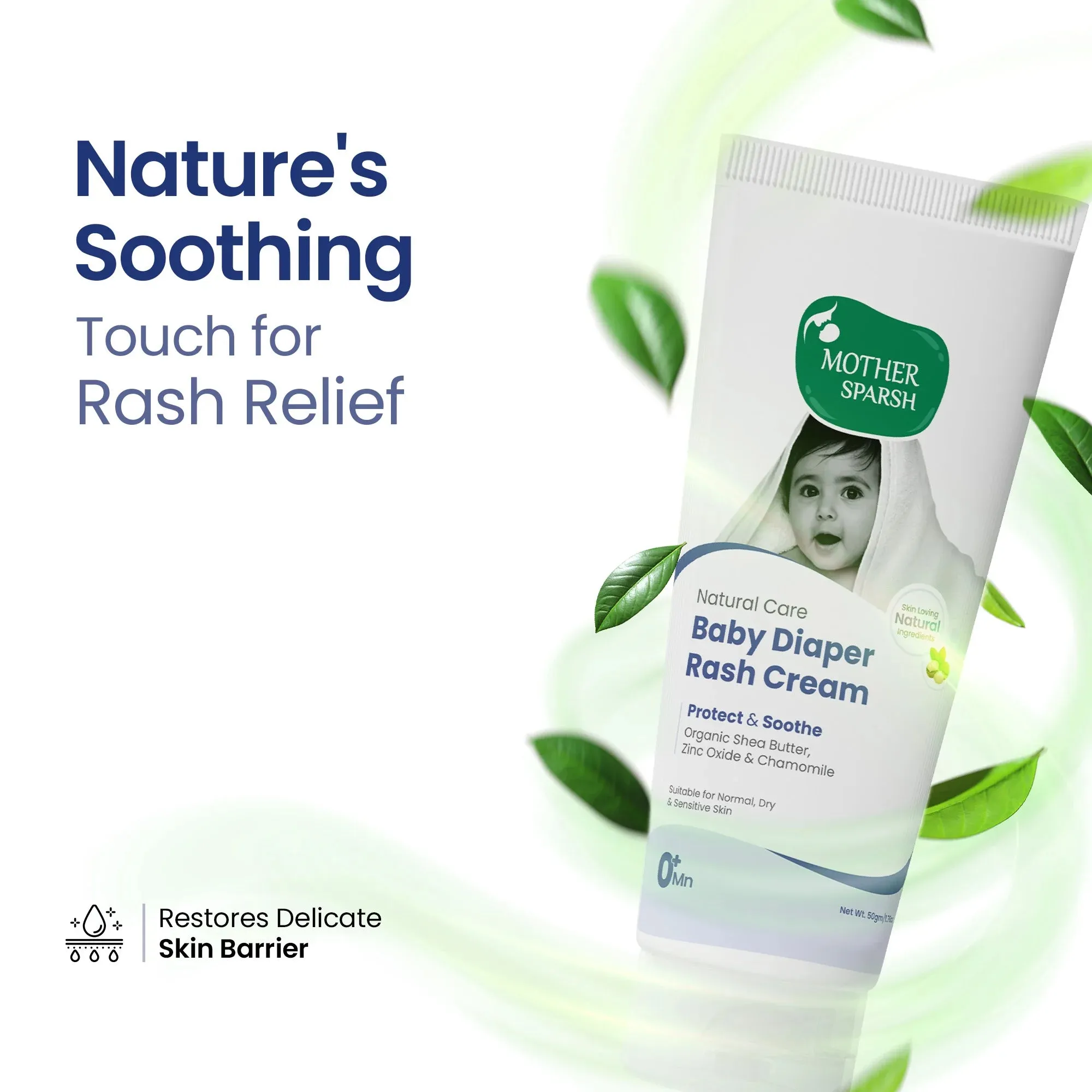 Mother Sparsh Natural Care Diaper Rash Cream - Image 2
