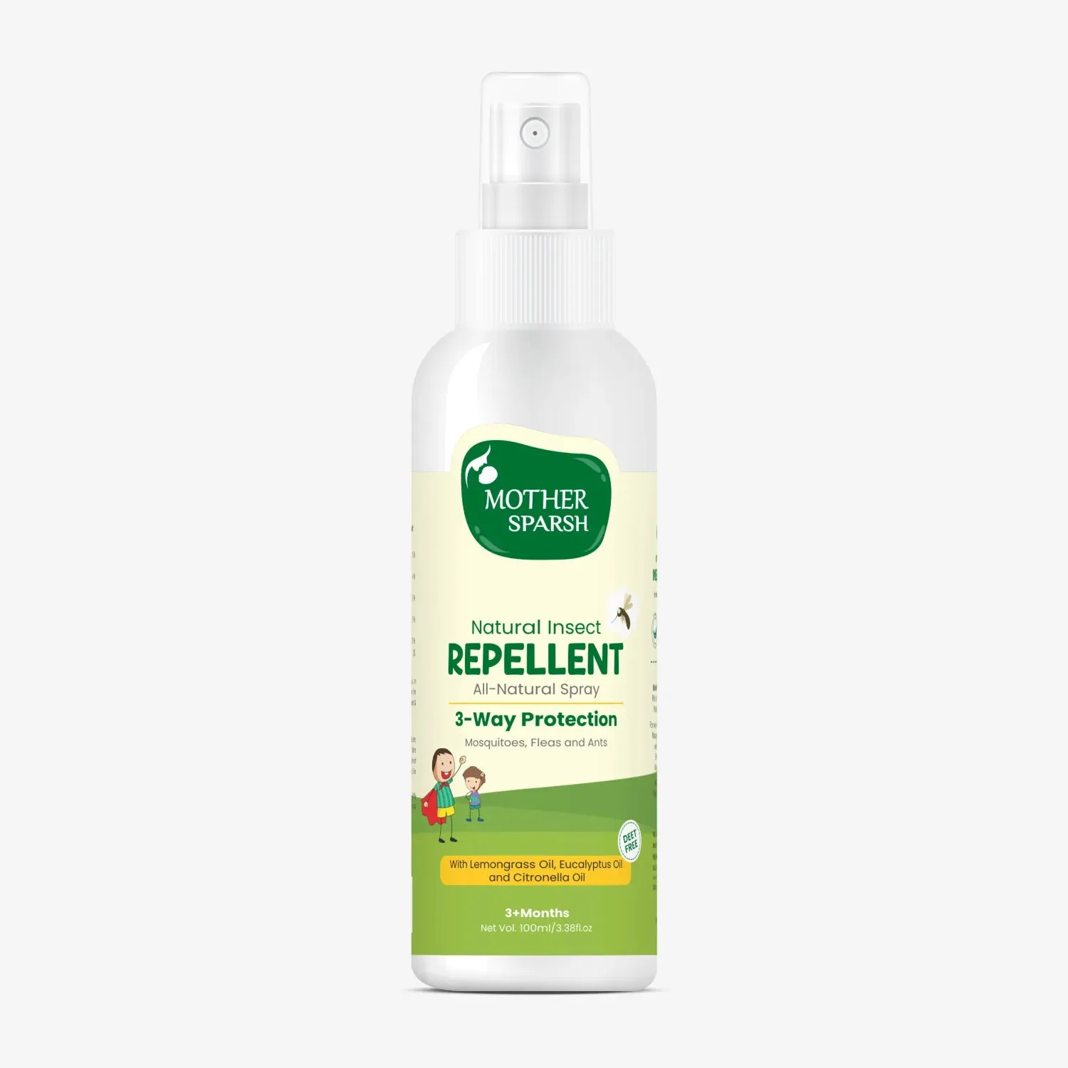 Mother Sparsh Natural Insect Repellent Spray Mother Sparsh Natural Insect Repellent Spray-Pack Size-100 g