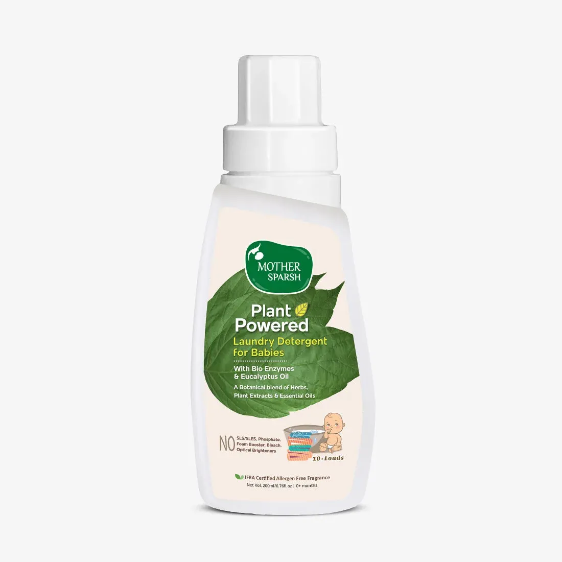 Mother Sparsh Plant Powered Laundry Detergent for Babies & Adults Mother Sparsh Plant Powered Laundry Detergent for Babies & Adults-Pack Size-200 ml