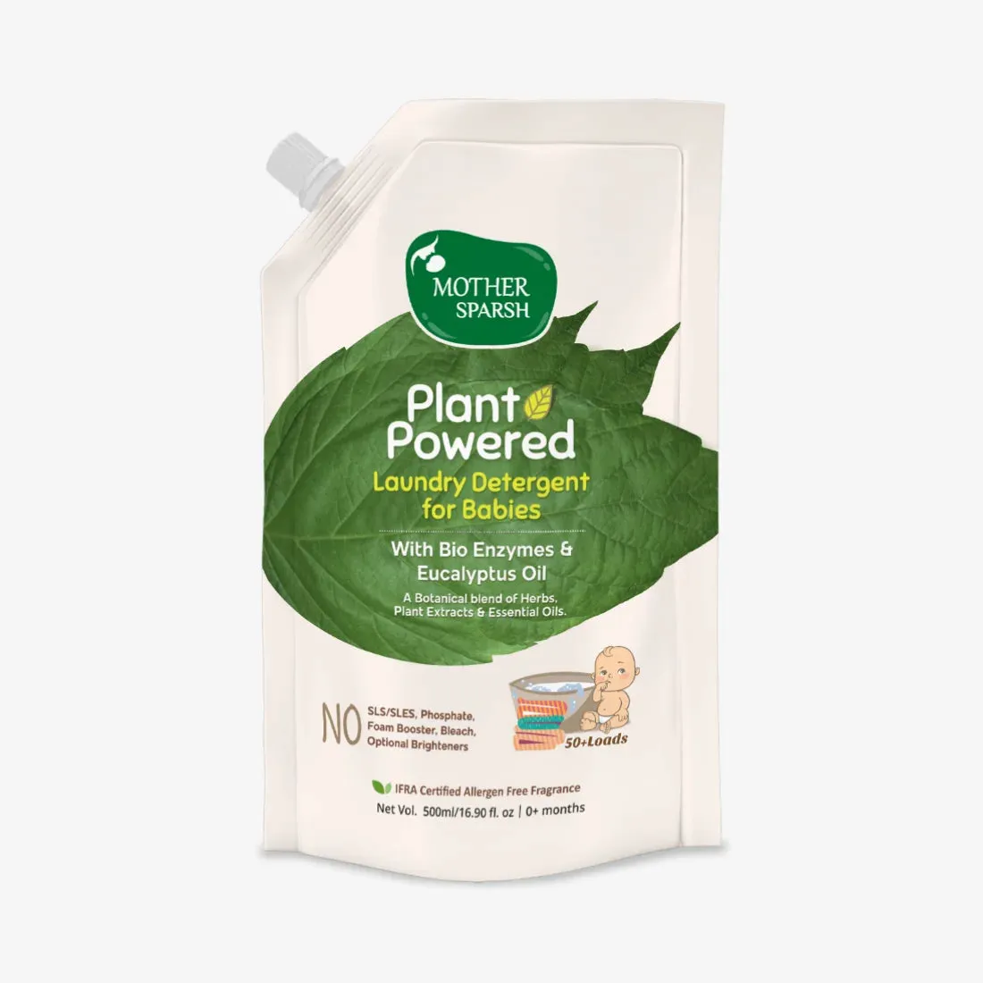 Mother Sparsh Plant Powered Laundry Detergent for Babies & Adults with Sensitive Skin - Image 7