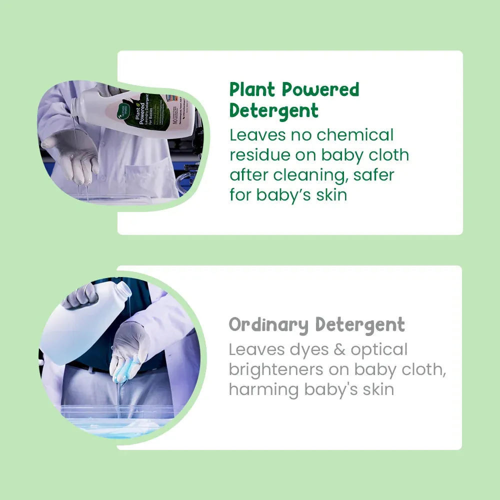 Mother Sparsh Plant Powered Laundry Detergent for Babies & Adults with Sensitive Skin Refill Pack - Image 15