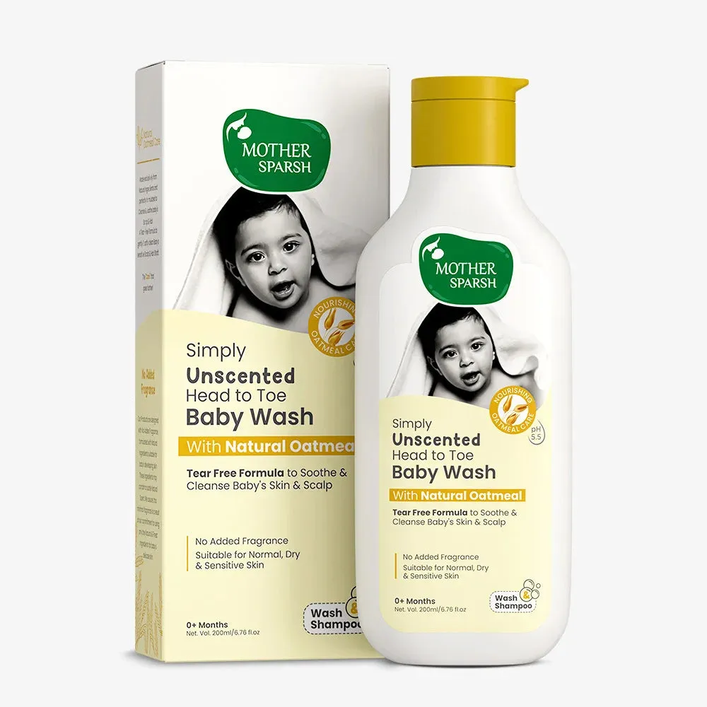 Mother Sparsh Simply Unscented Head to Toe Baby Wash - Image 7