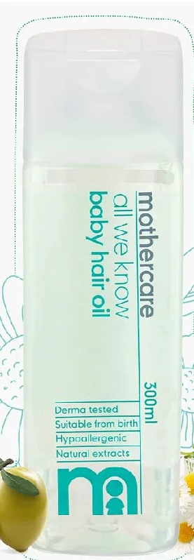 Mothercare All We Know Baby Hair Oil Mothercare All We Know Baby Hair Oil-Pack Size-300 ml