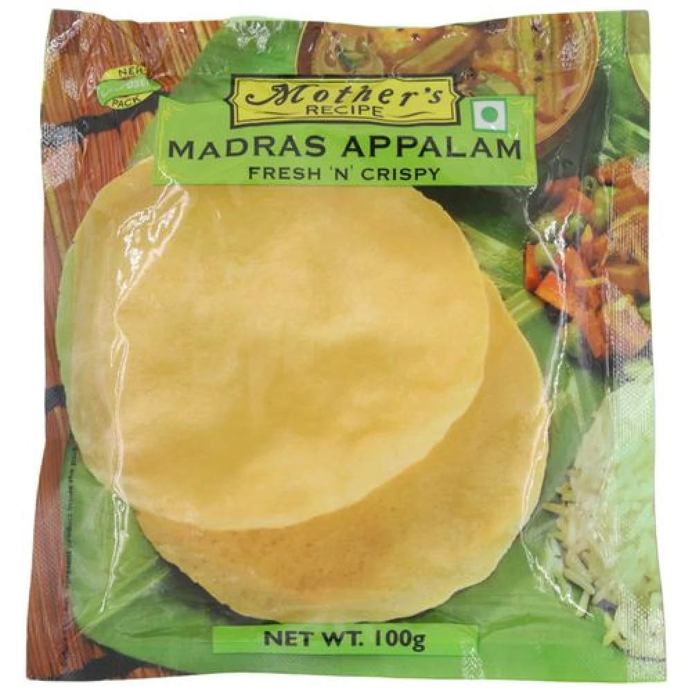 Mother's Recipe Appalam Mother's Recipe Appalam--100 g Pouch