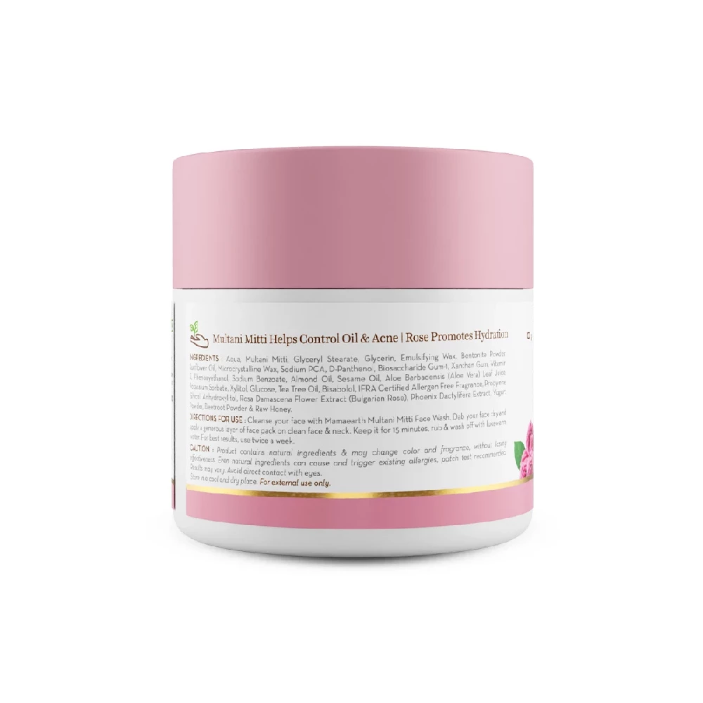 Multani Mitti Face Pack Multani Mitti and Bulgarian Rose for Oil Control & Acne - Image 7