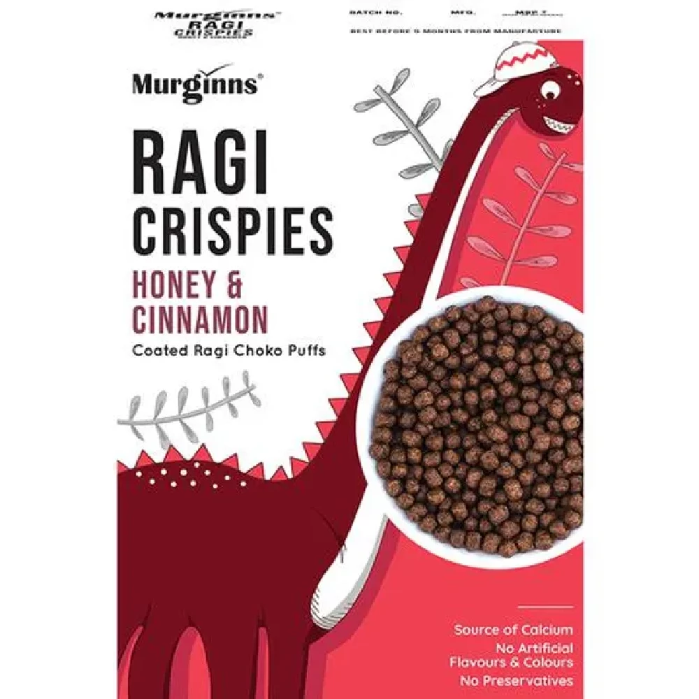Murginns Ragi Crispies - Honey & Cinnamon - Image 2