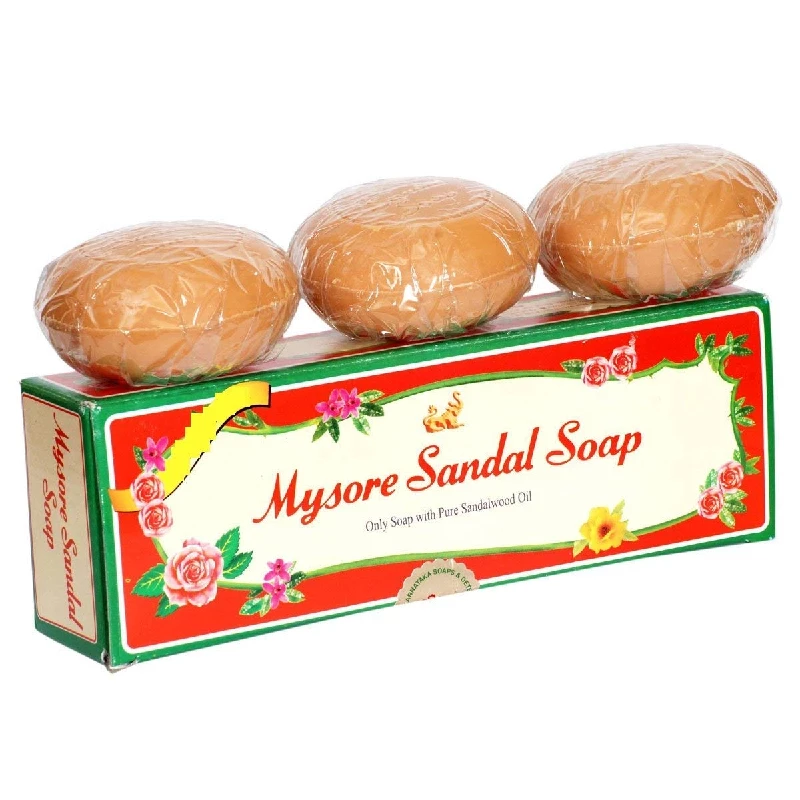 Mysore Sandal Soap-Pack of 3 - Image 3